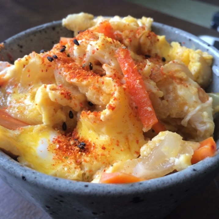 甘めの味付け　親子丼